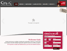 Tablet Screenshot of aparthotelgala.com